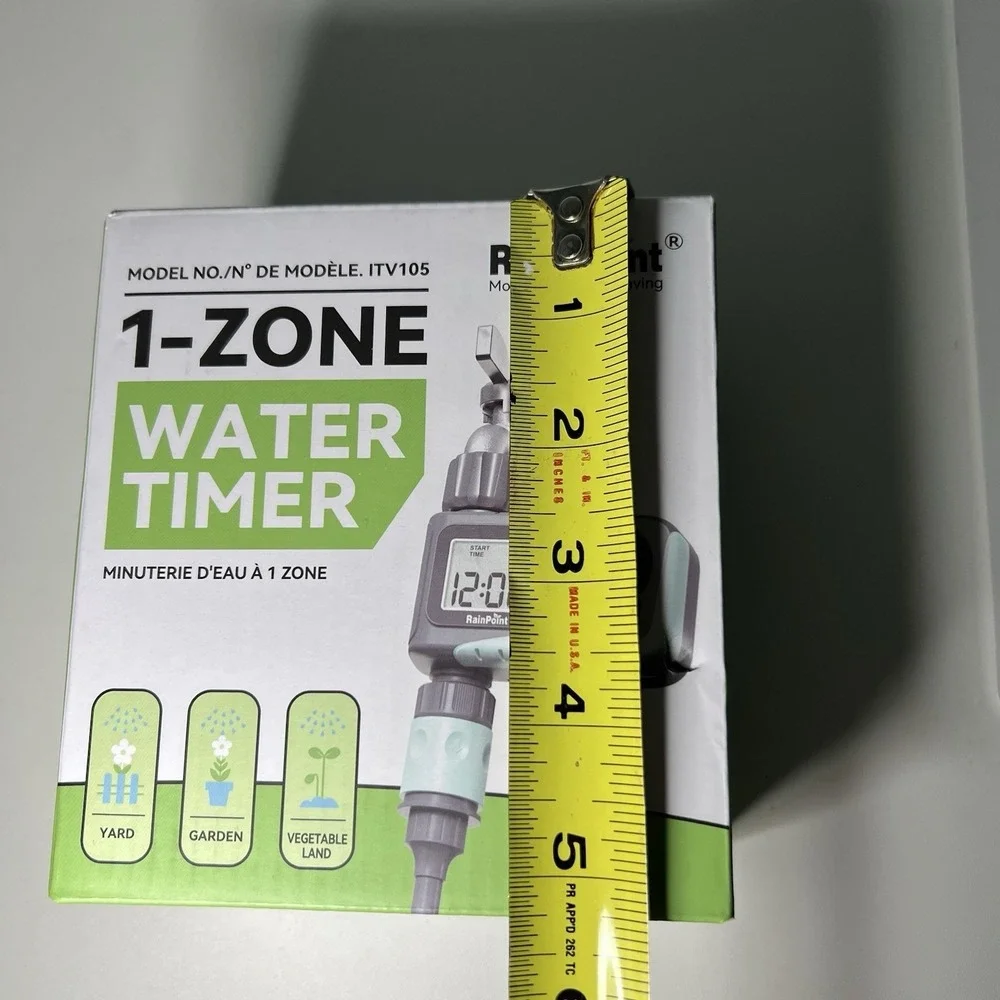 NEW RainPoint Programmable 1 Zone Water‎ Timer Model Number ITV105 OPEN BOX